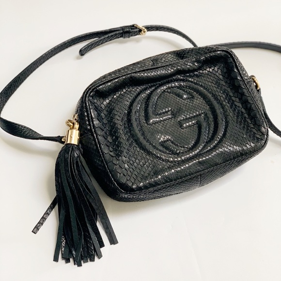 ❤️ SOLD Rare Gucci Soho Disco Python Crossbody - Picture 2 of 8